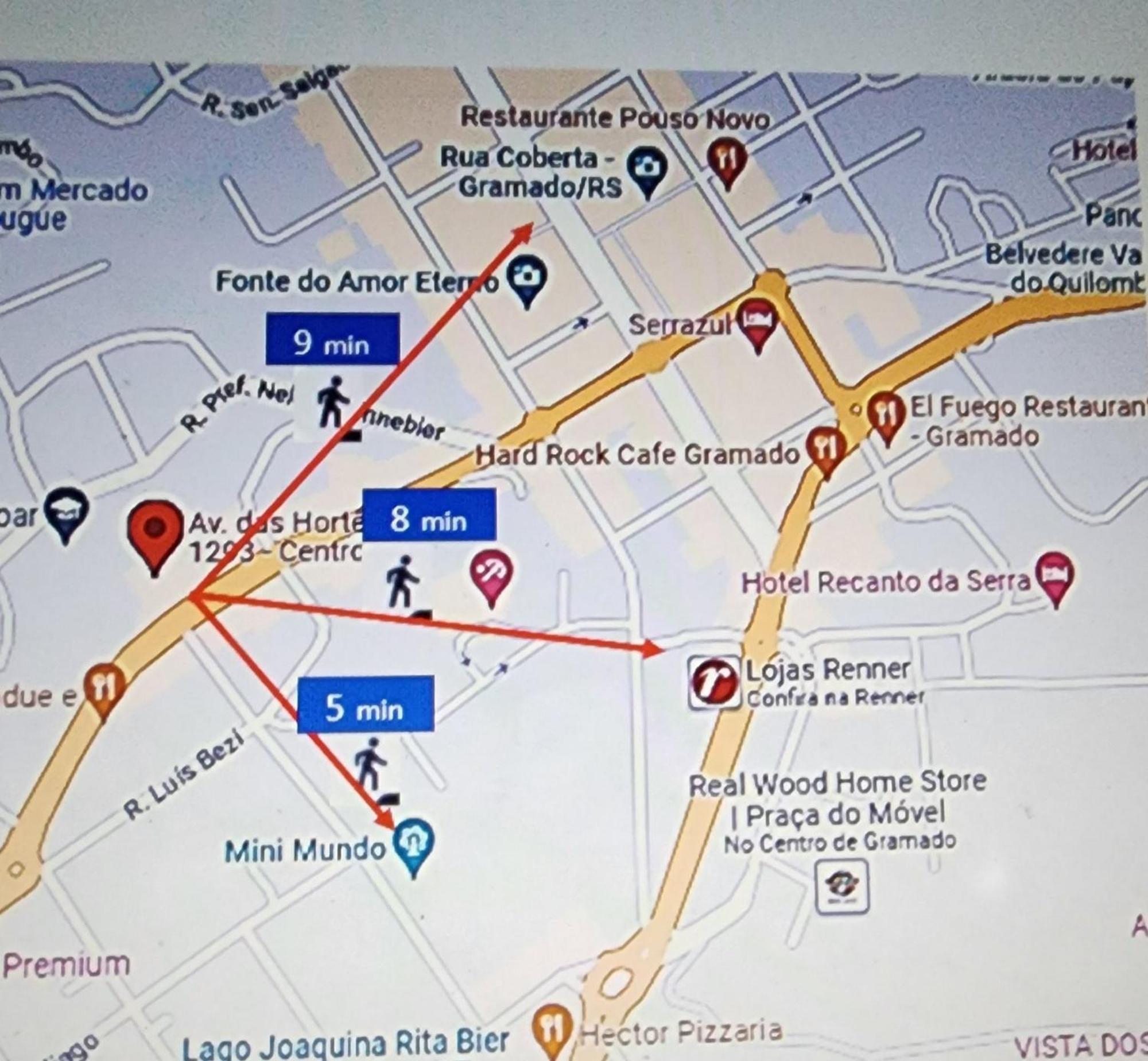 Maravilhoso Apartamento No Centro De Gramado Ngoại thất bức ảnh
